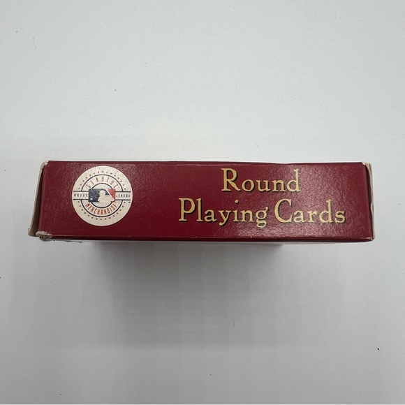 VINTAGE MLB Round Playing Cards Baseball Parks Theme – Unused in Original Box - Picture 6 of 6